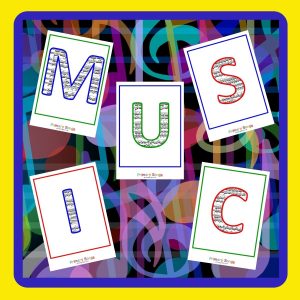 music letters for display